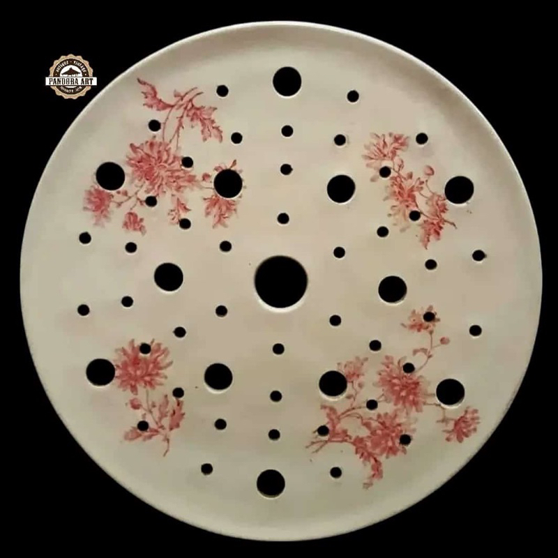 Piring kukus / sarangan porselin eropa lawas kekwa