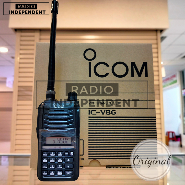 HT ICOM IC-V86 POWER 7WATT ORIGINAL JAPAN Garansi Distributor