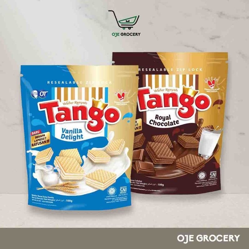 

TANGO SHARE IT -TANGO WAFER POUCH 100GR - WAFER CHOCOLATE - WAFER VANILLA MILK