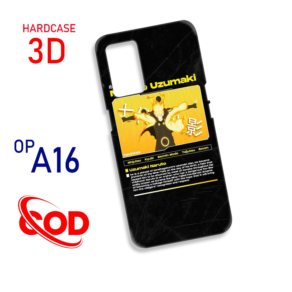 Case 3D Oppo A16Terbaru - casing Hp Oppo  - silikon  Oppo - hardcase glossy Oppo - softcase Oppo - k