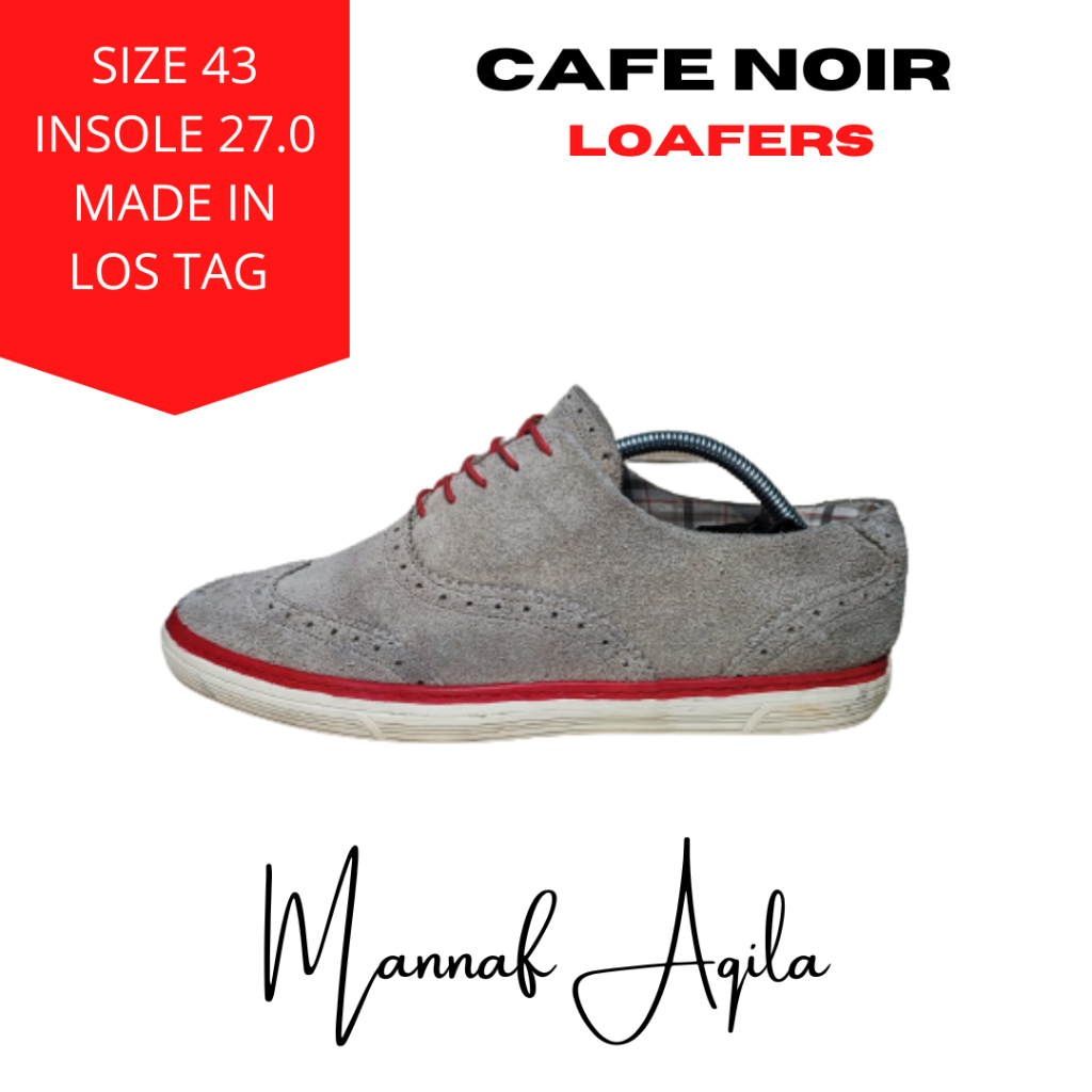 sepatu pria loafers cafe noir size 43 Second