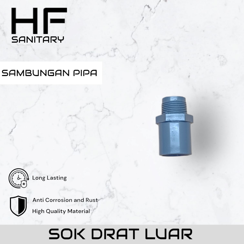 Sok Drat LUAR 1/2 / Sok Drat LUAR 3/4 / SDL 1/2 / SDL 3/4 / V Socket Maspion 0.5 / V Socket Maspion 
