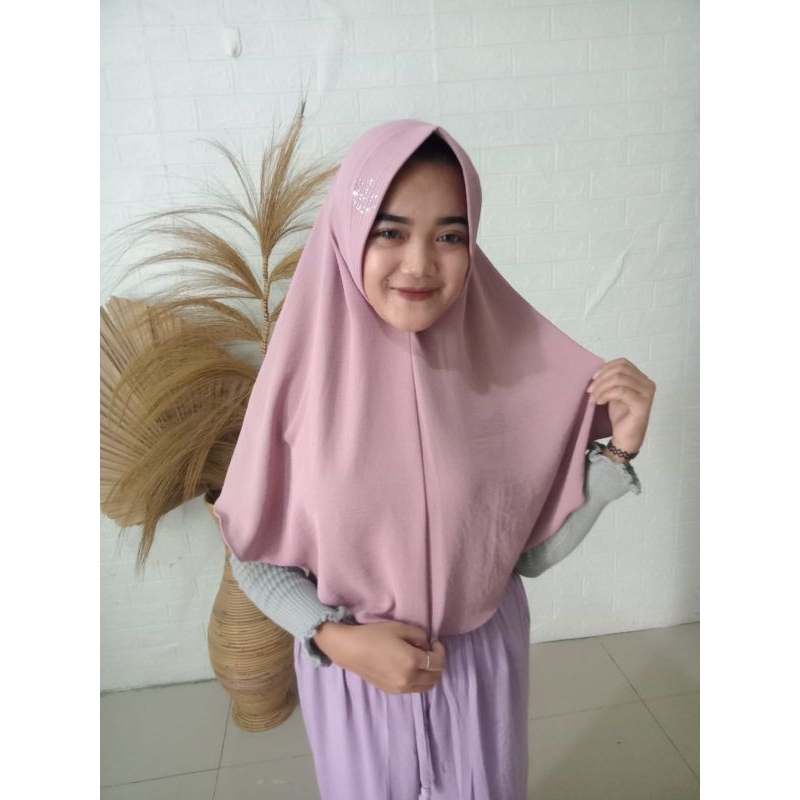 Hijab Bergo Daily Pet Crinkle Airflow Instan