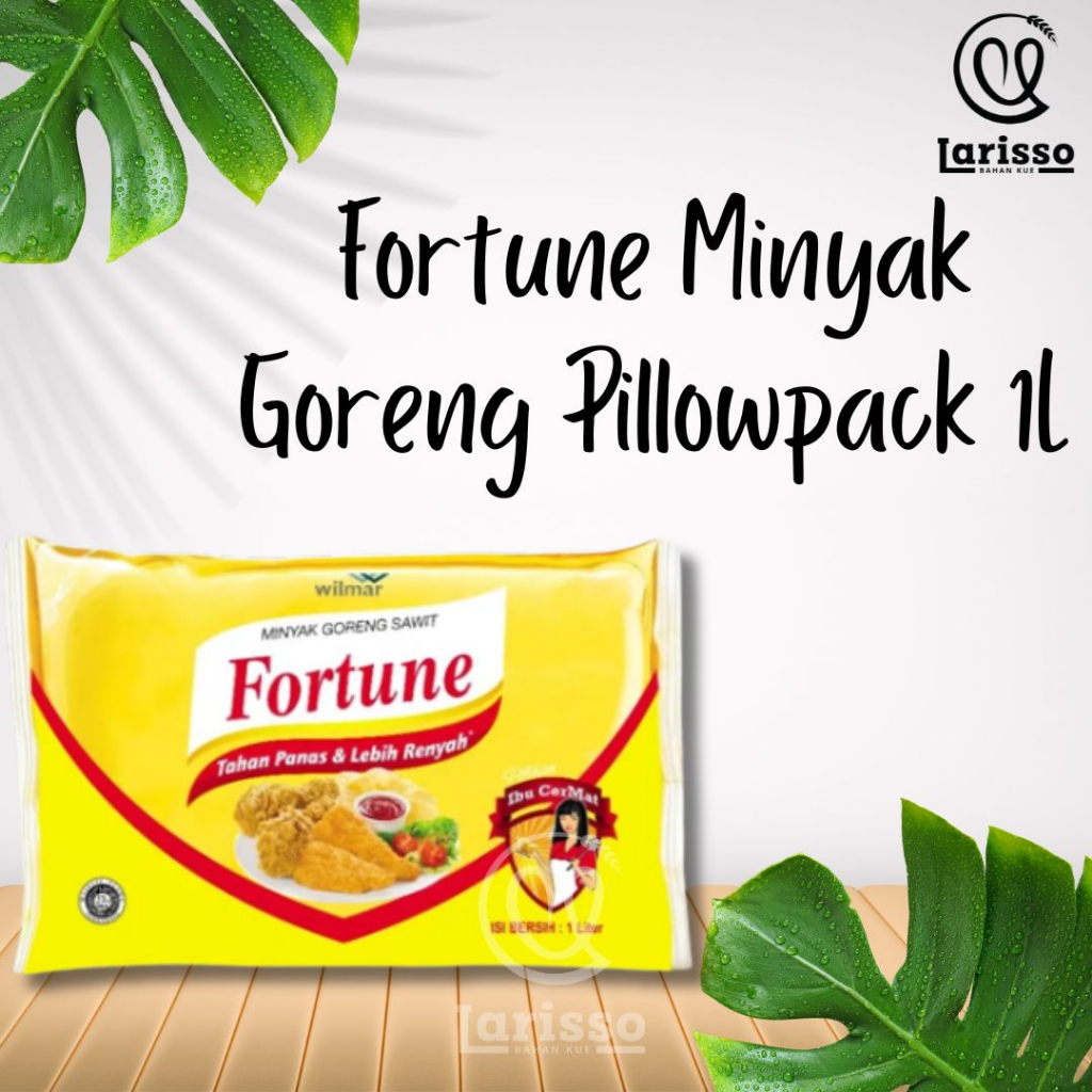 

FORTUNE MINYAK GORENG PILLOWPACK 1LITER 2 PCS