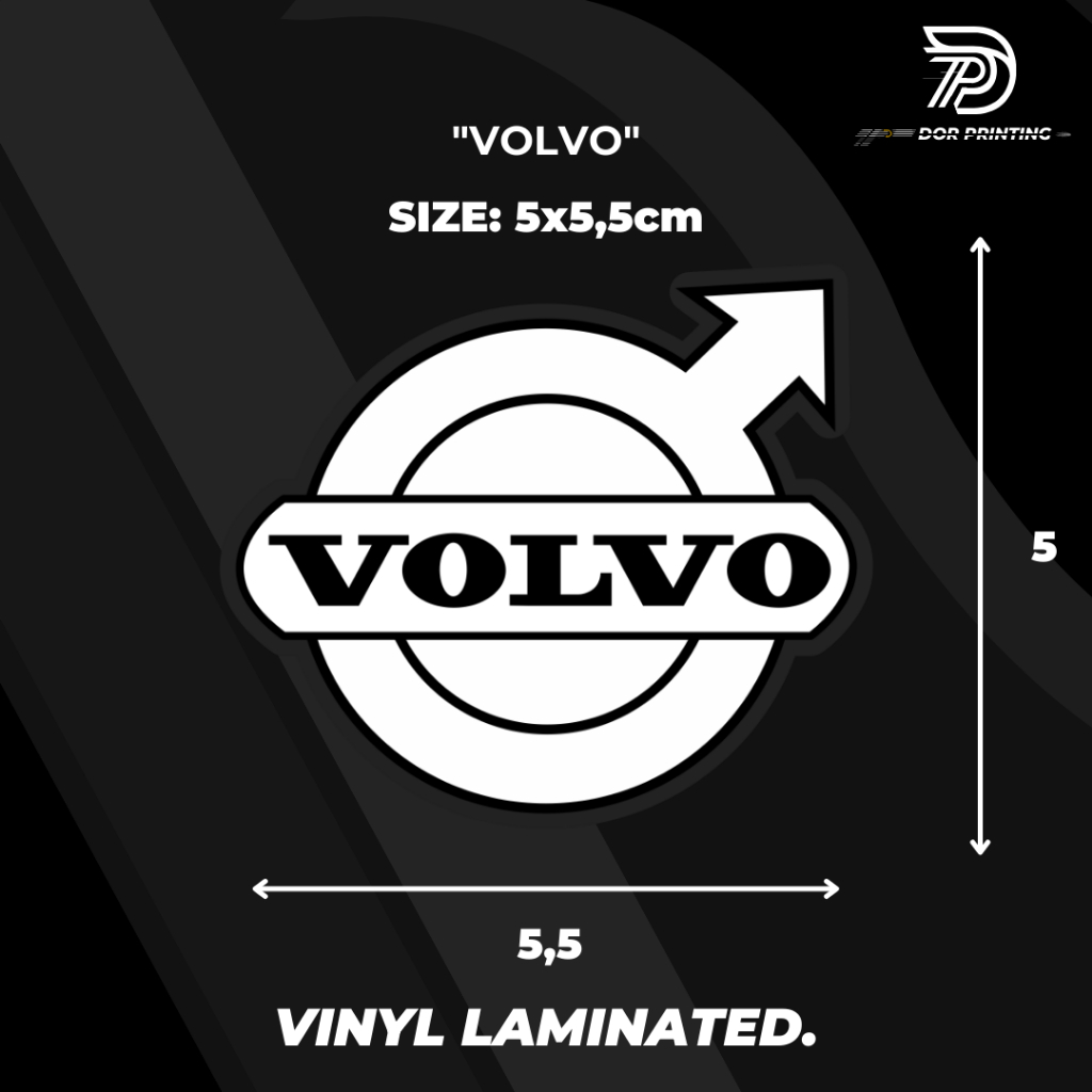 

STICKER/ VOLVO VIRALL KEREN LOGO VOLVO