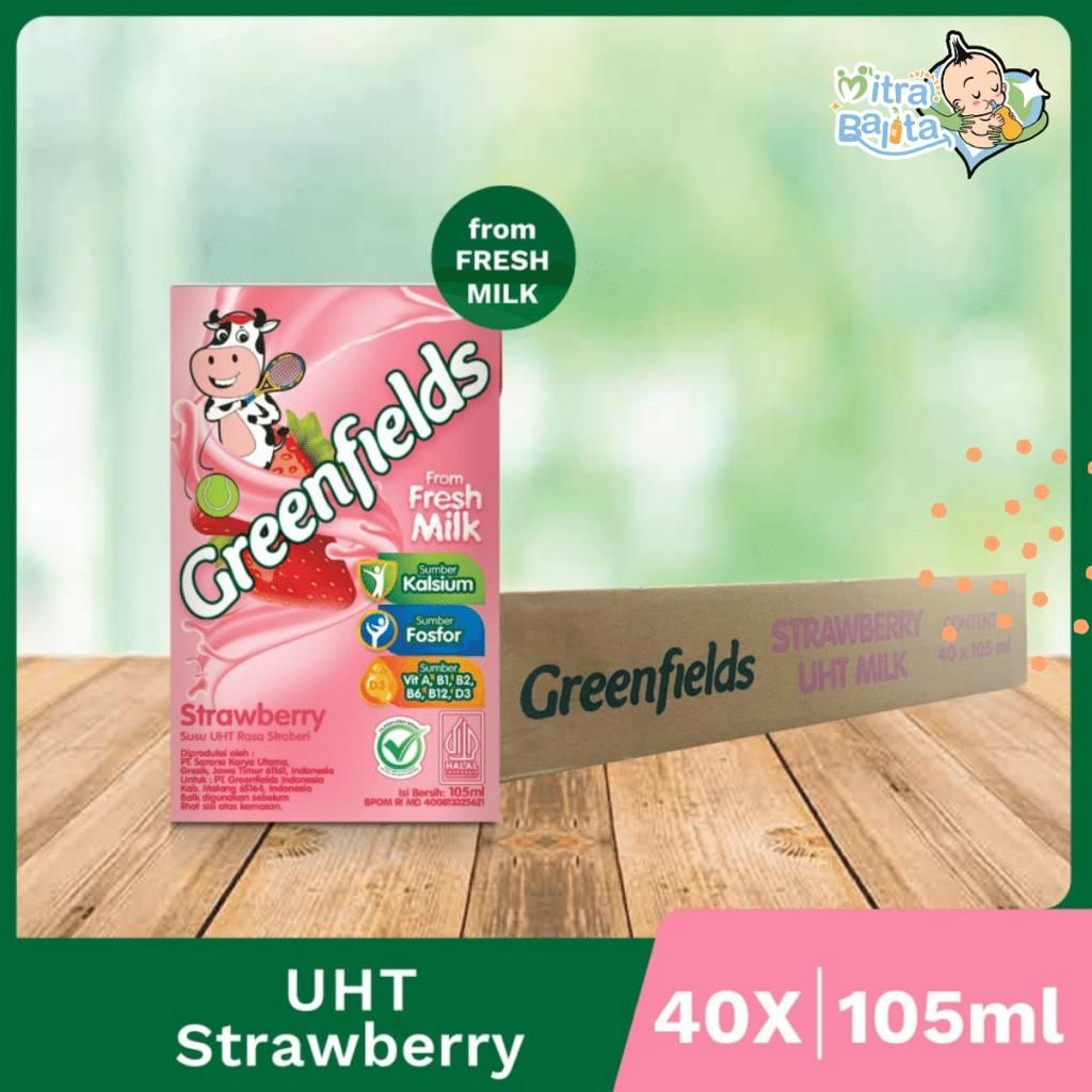

Greenfields UHT Strawberry 105mL x 1 Karton