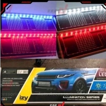 Dudukan Plat Nomor Mobil Lampu LED Izy Akrilik