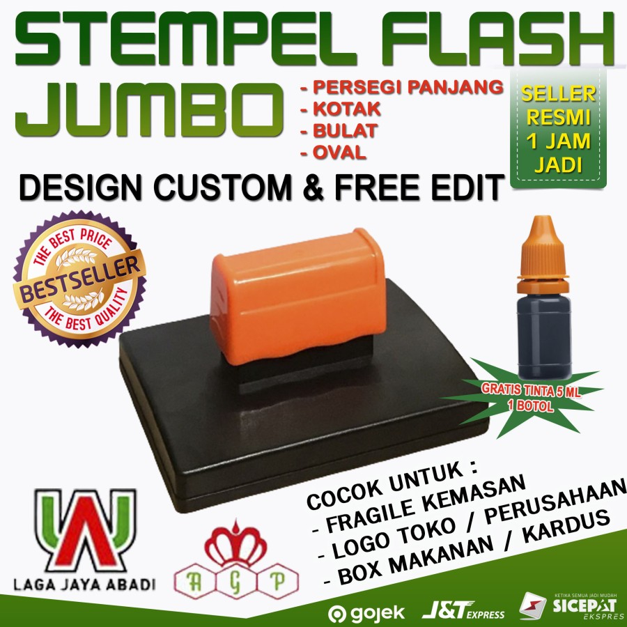 STEMPEL OTOMATIS JUMBO / STEMPEL KARDUS / STEMPEL FRAGILE