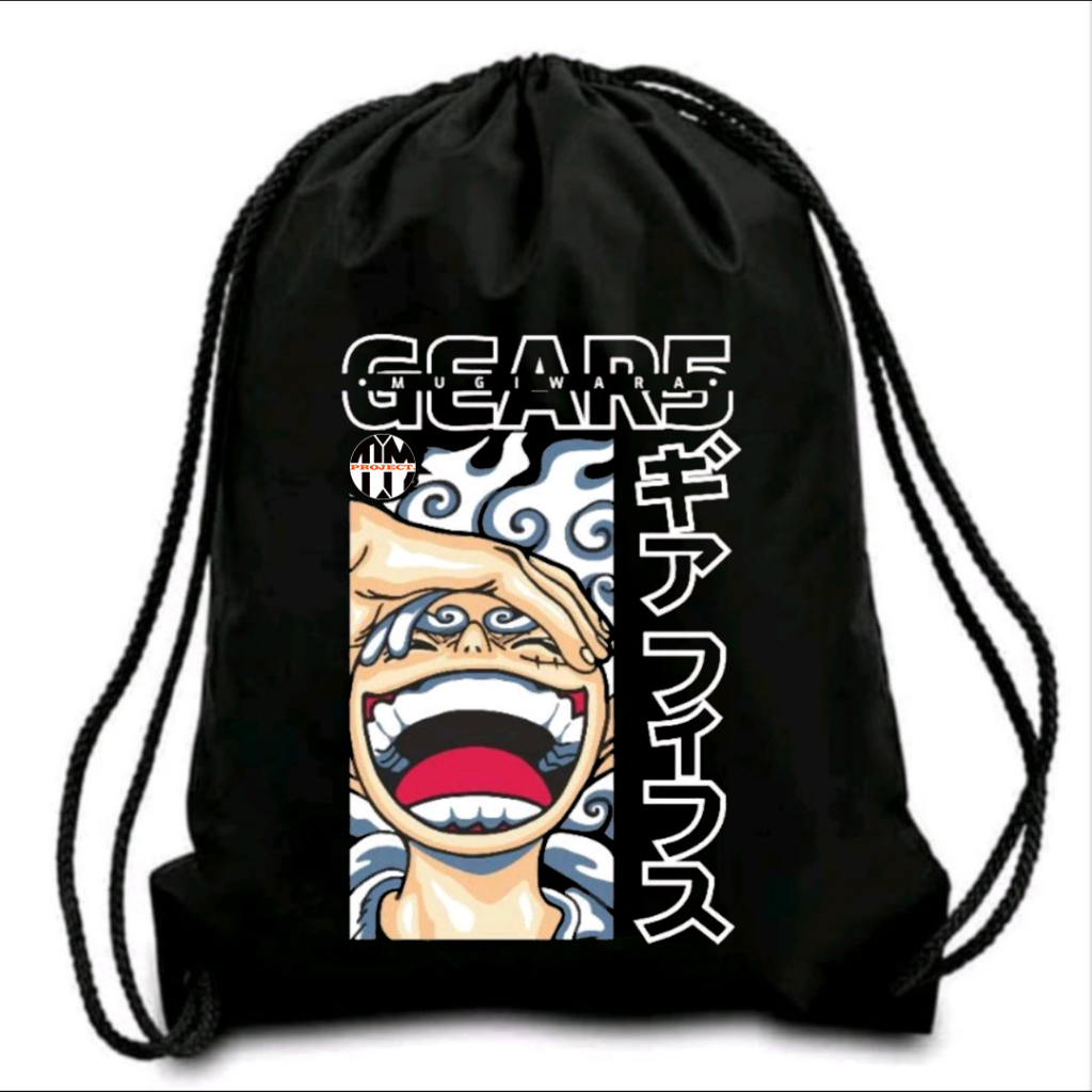 Tas Serut Futsal Gymsack String Bag Tas Karakter Zenitsu Tas Olahraga Pria Tas Sepatu Futsal