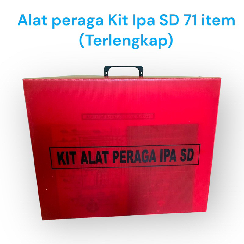 

kit ipa sd 71 item lengkap untuk beragam praktik percobaan ipa(Box Merah) | alat peraga pendidikan ipa sd