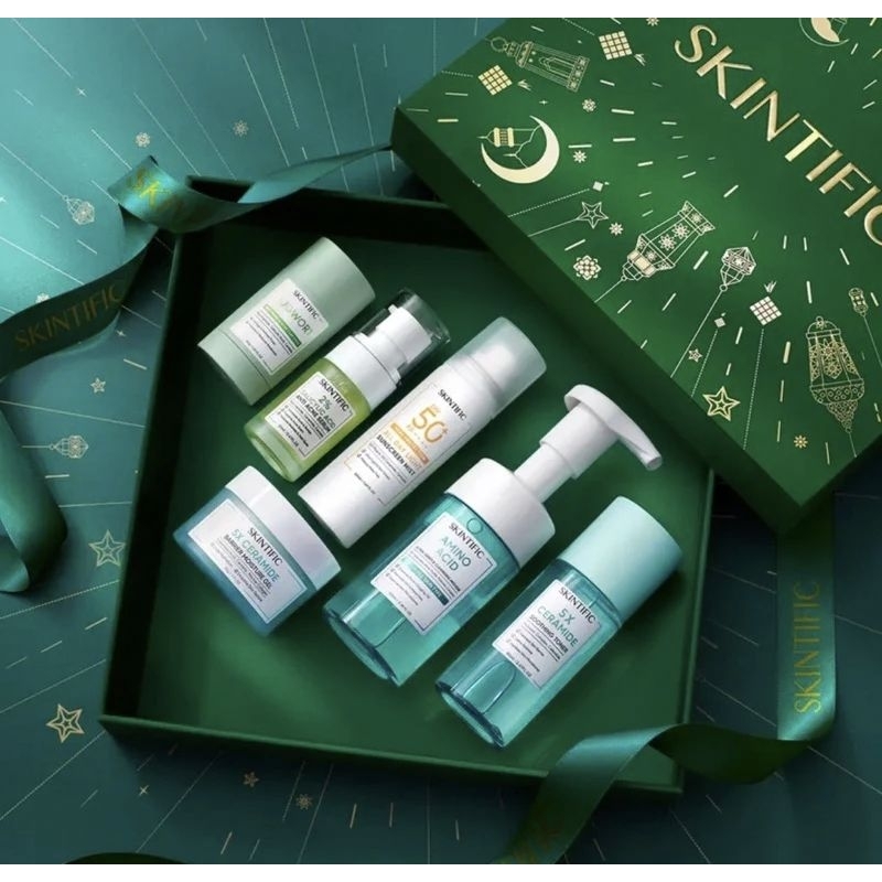 Skintific Set Special Ramadan Box Skincare Acne Set 6 pcs