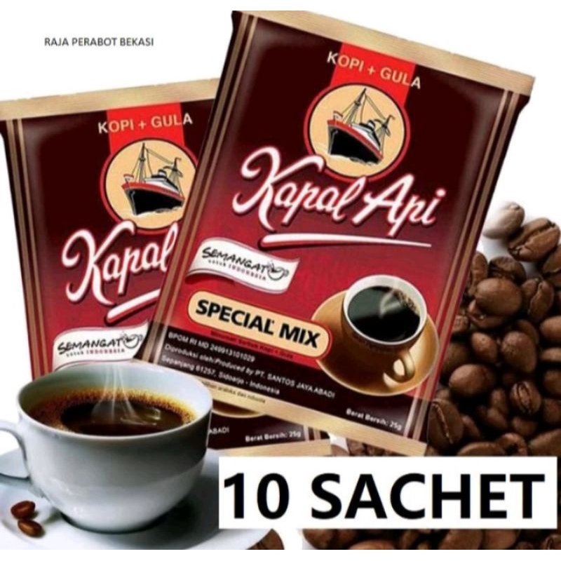 

KOPI KAPAL API SPECIAL MIX 10SACHET