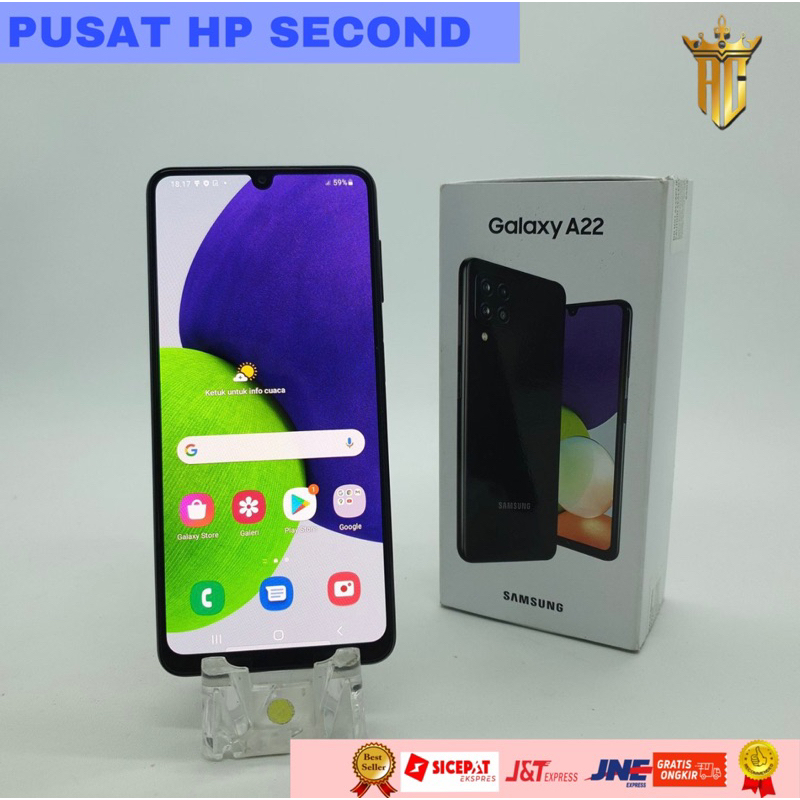 HP SAMSUNG A22 6/128GB SECOND MURAH RESMI BERGARANSI