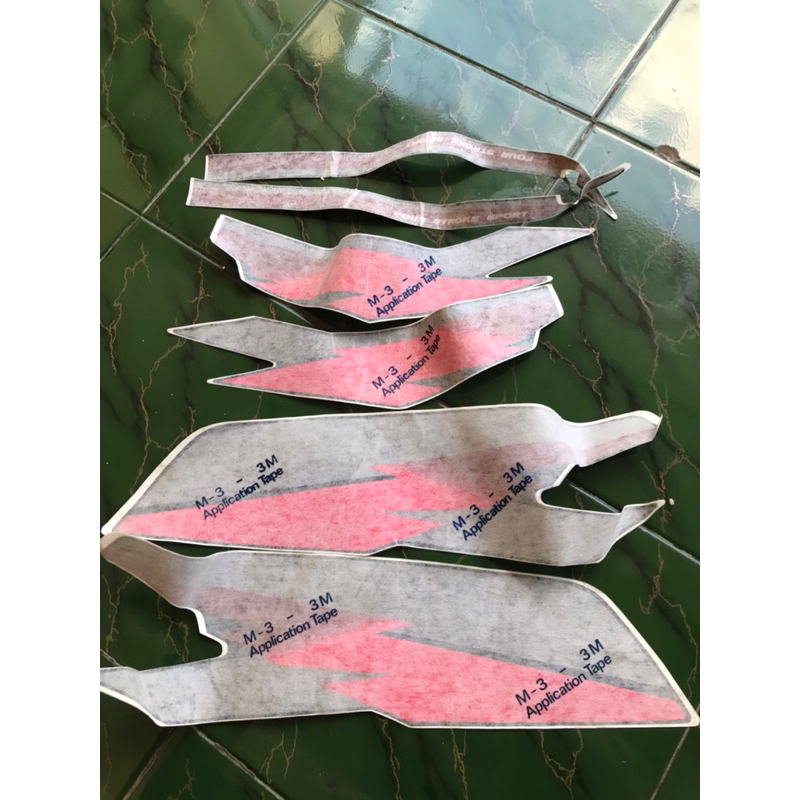 striping sticker honda gl max tahun 1996 original
