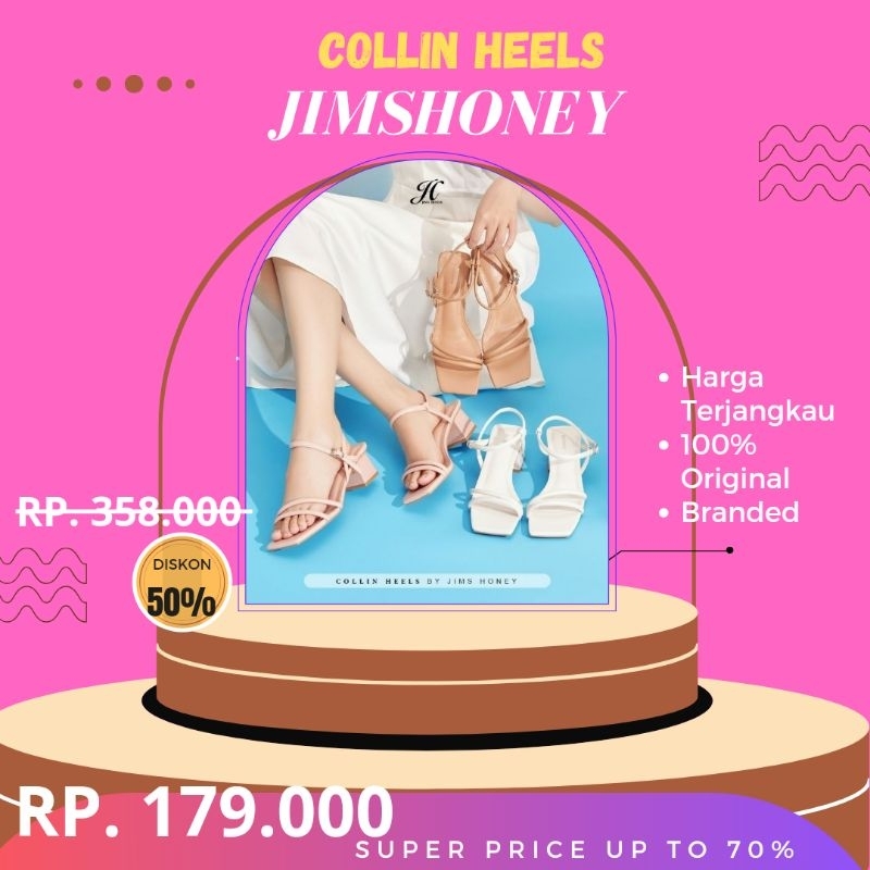 JIMSHONEY SEPATU WANITA COLLIN HEELS
