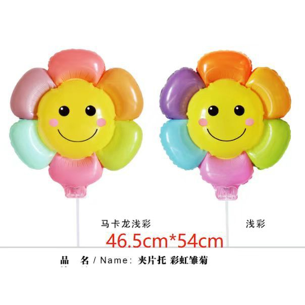 

20 Biji Balon Stik Matahari Pelangi Sedang