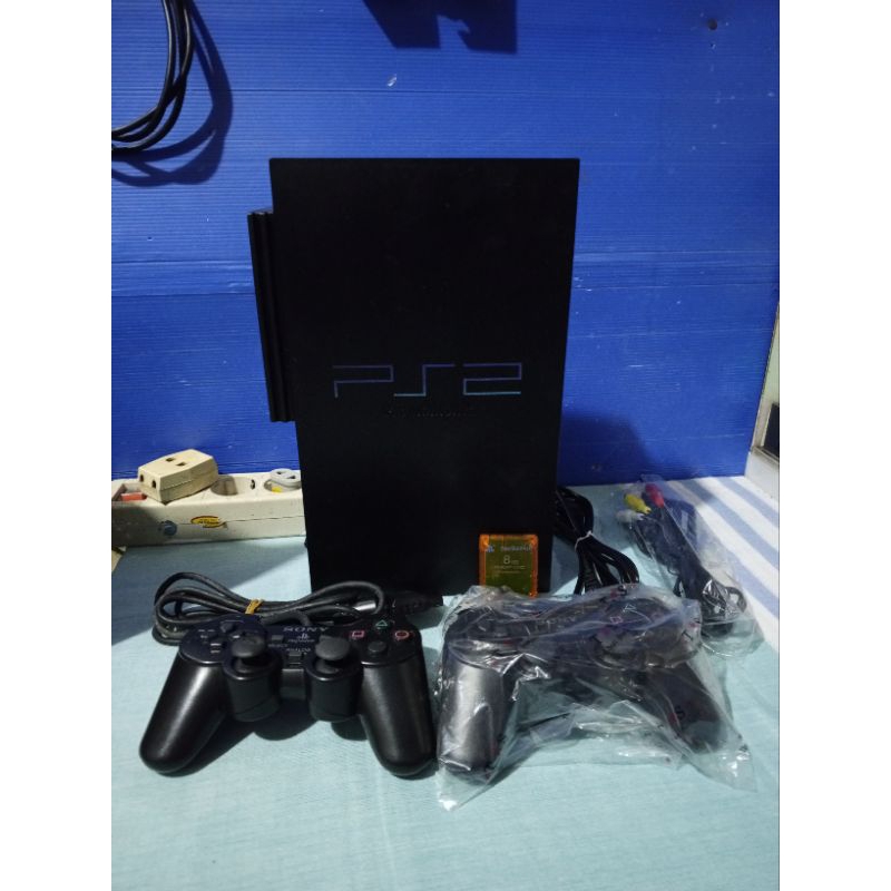 Ps2 Fat Matrix Hdd internal 80Gb normal Siap diajak begadang