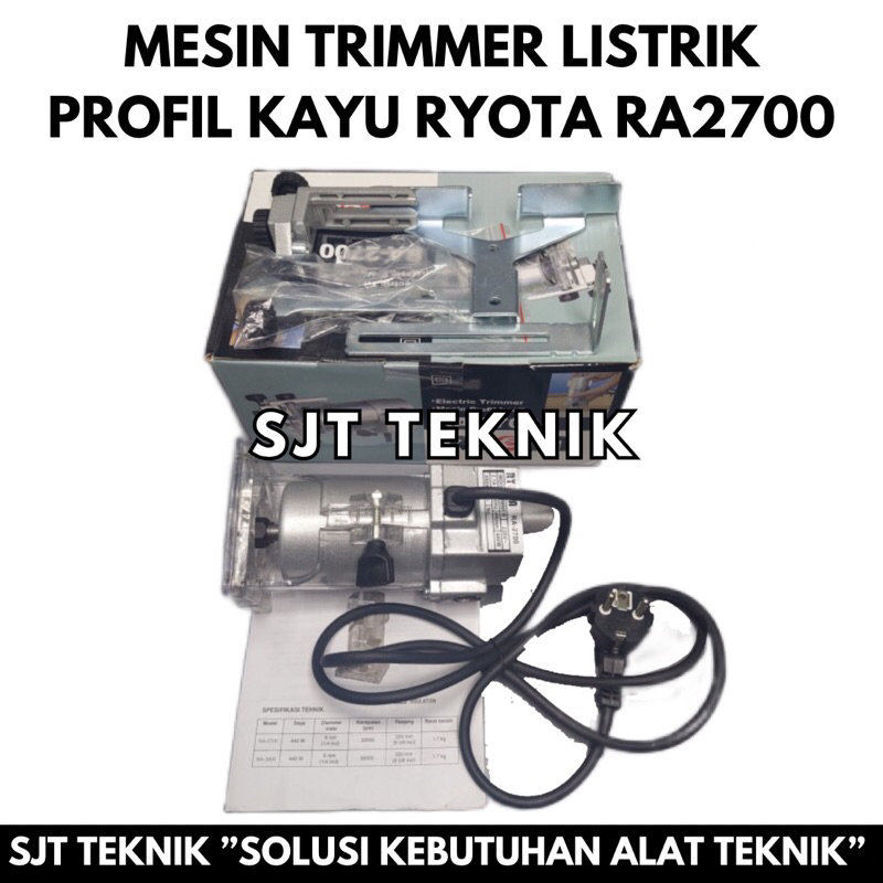 mesin trimmer listrik mesin kayu router kayu mesin profil kayu ryota mesin trimmer kayu ryota r2700
