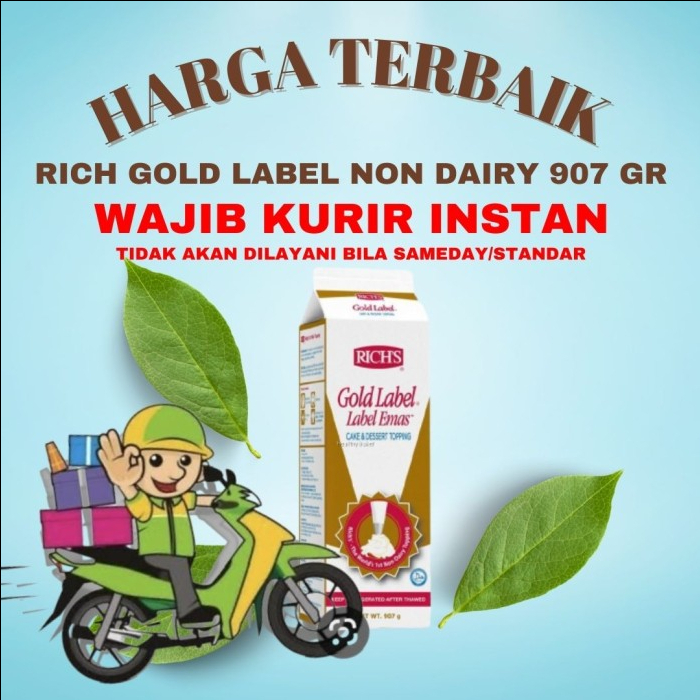 

Rich Gold Label Whipping Cream 907ml