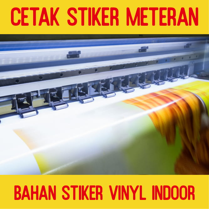 Cetak Stiker Vinyl Indoor Meteran