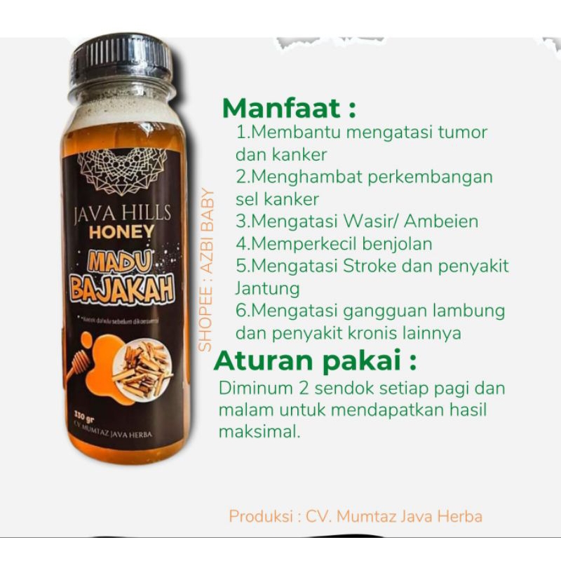 

Madu Premium Java Hills Bajakah