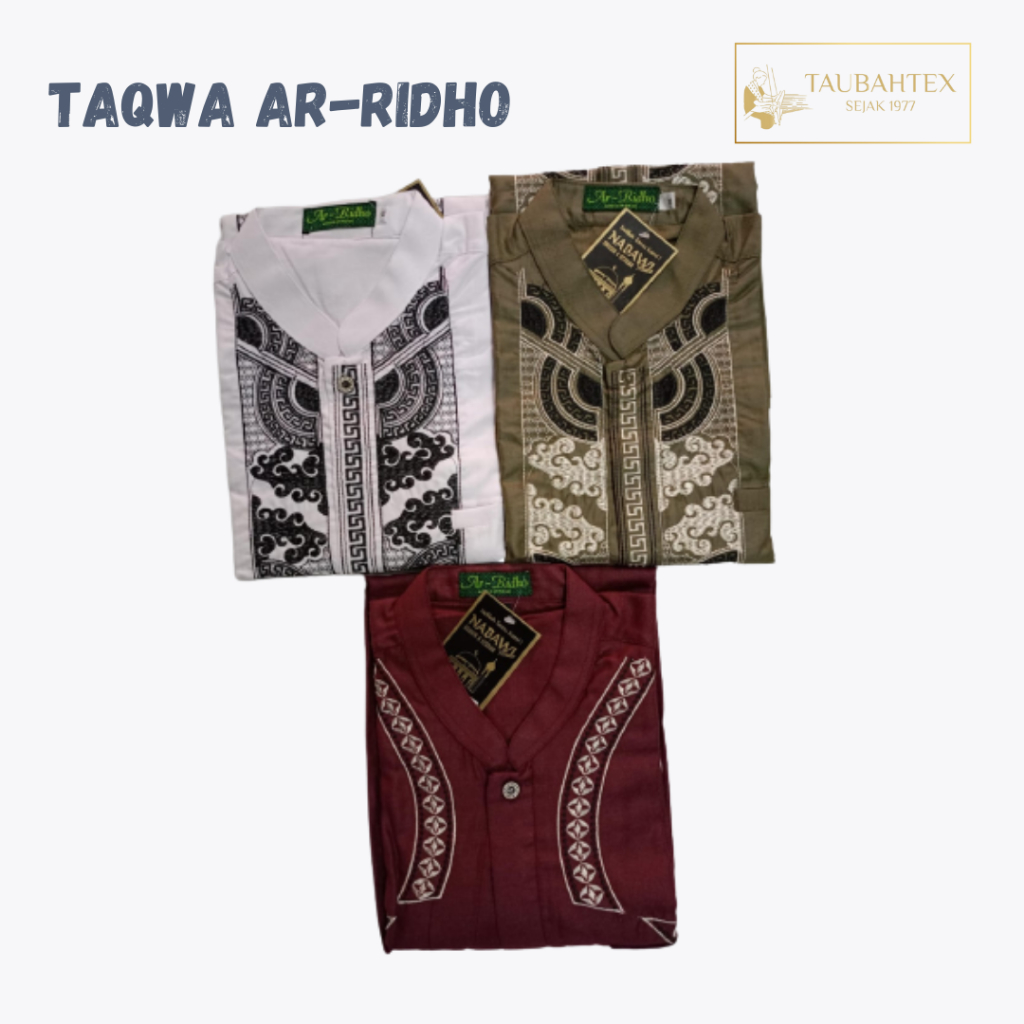 Taqwa Ar - Ridho Taqwa Muslim Pria Dewasa Taqwa Motif Taqwa Bodir