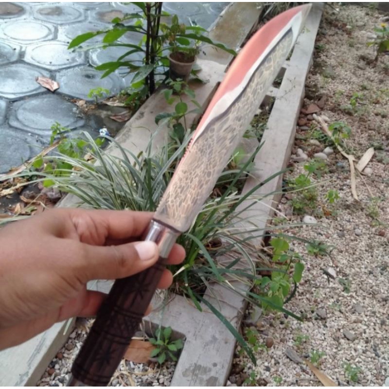 pisau baja putih HSS mengkilap bening super tajam anti karat