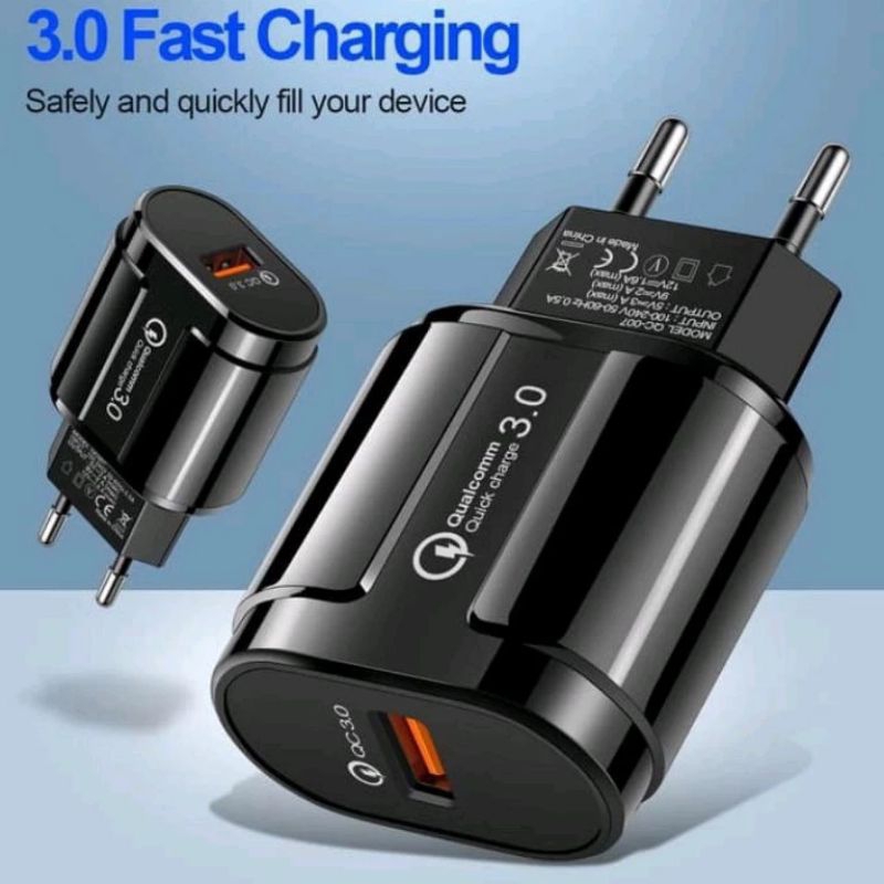 Charger Branded 3A Qualcomm ZB-001 Support Fast Charging