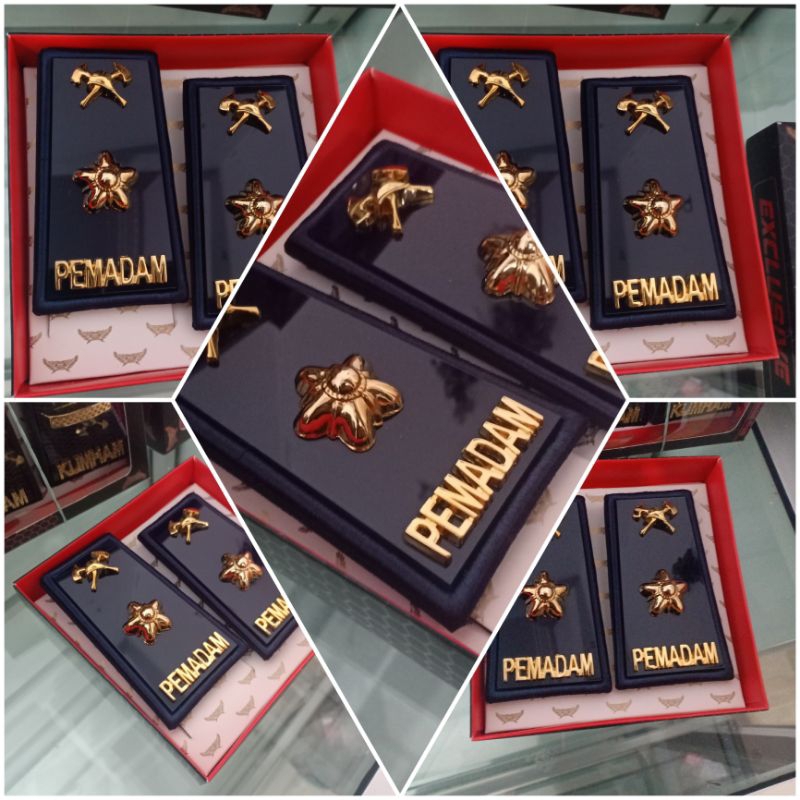 Pangkat Pdh 3D Damkar / 3D pemadam kebakaran kain akrilik