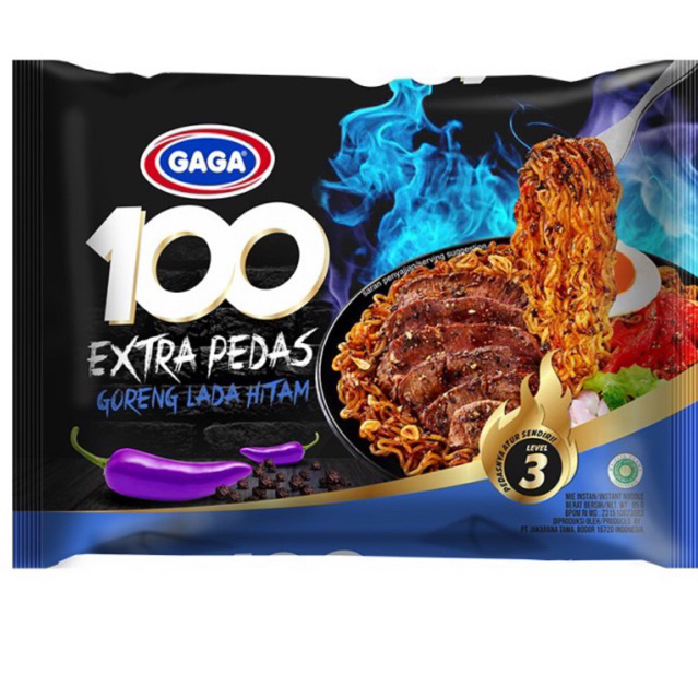

5 Bungkus MIE GAGA GORENG LADA HITAM EXTRA PEDAS