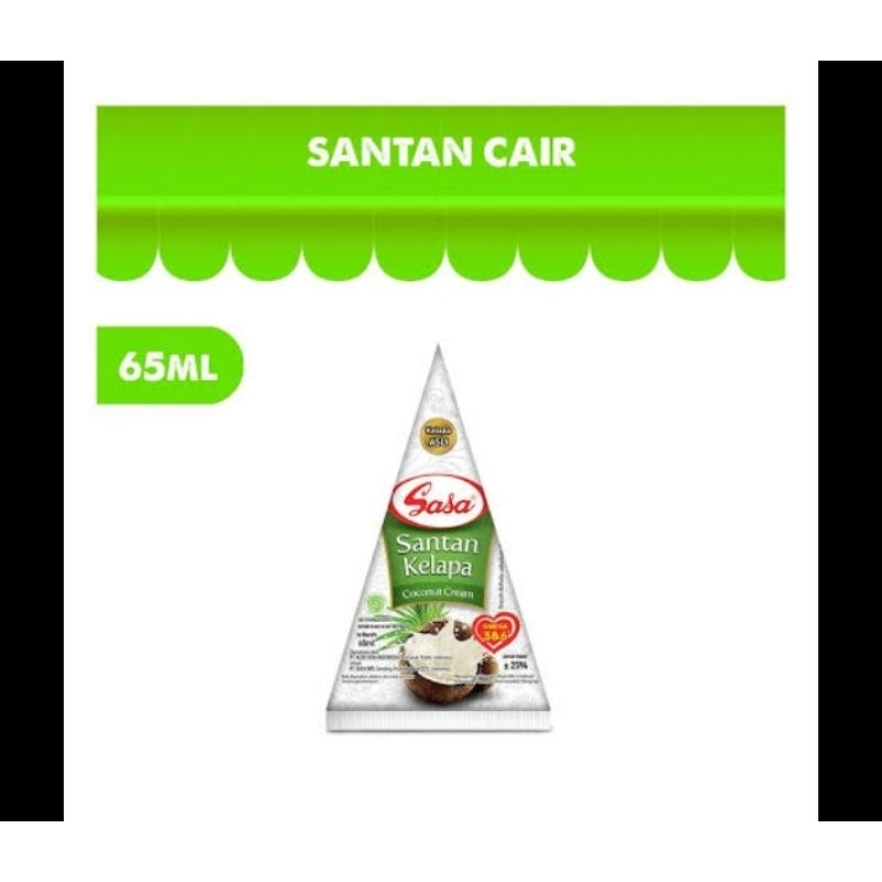 

Sasa santan kelapa cair 65 ml