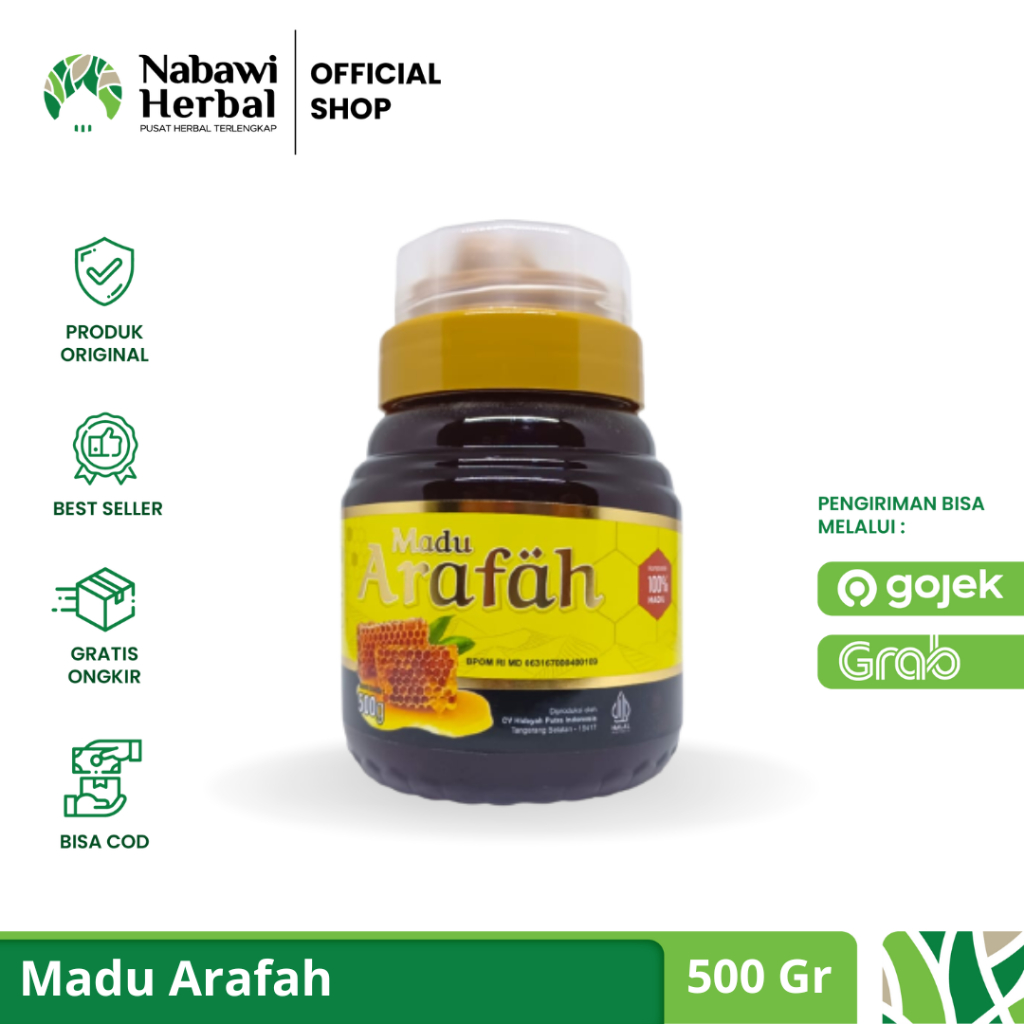 

Madu Arafah 500gr Royal Jelly Bee Pollen