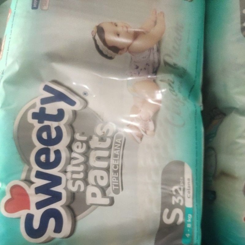 POPOK SWEETY SILVER PANTS