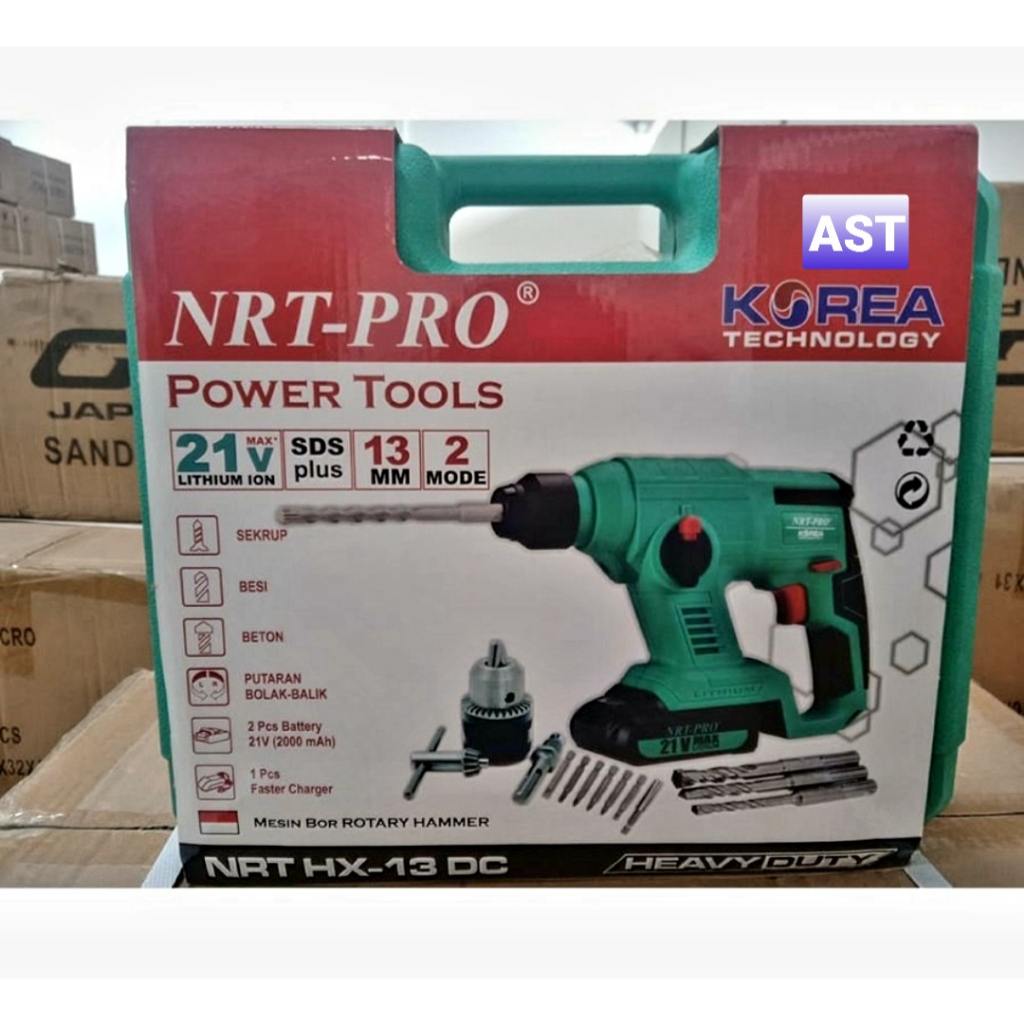 BOR CORDLESS HAMMER  DRILL ROTARY SDS PLUS 13MM HX 13 DC - BOR BETON CORDLESS SDS | NRT-PRO