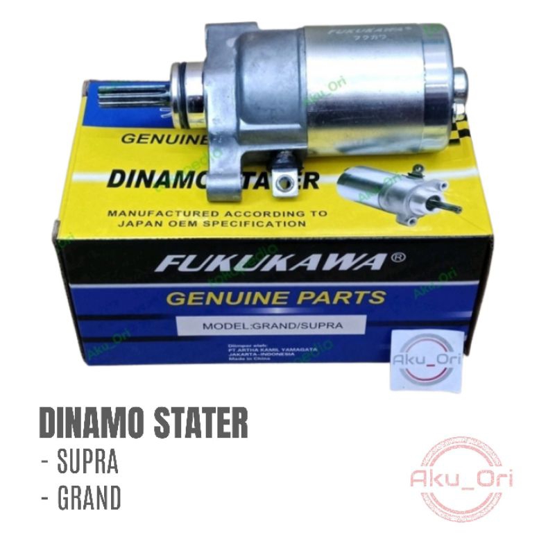 DINAMO STATER SUPRA FUKUKAWA dinamo starter assy grnad prima revo old fit new