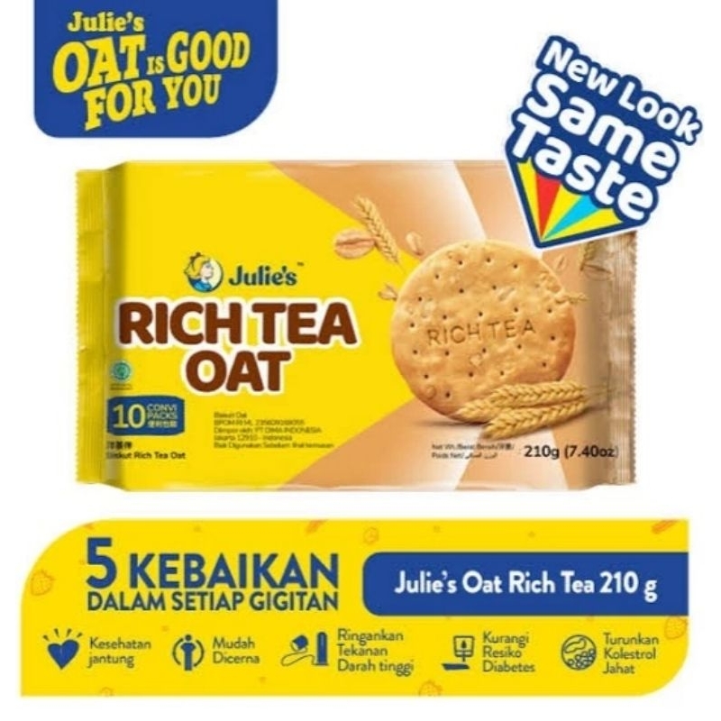 

Julies Rich Tea Oat 210gr