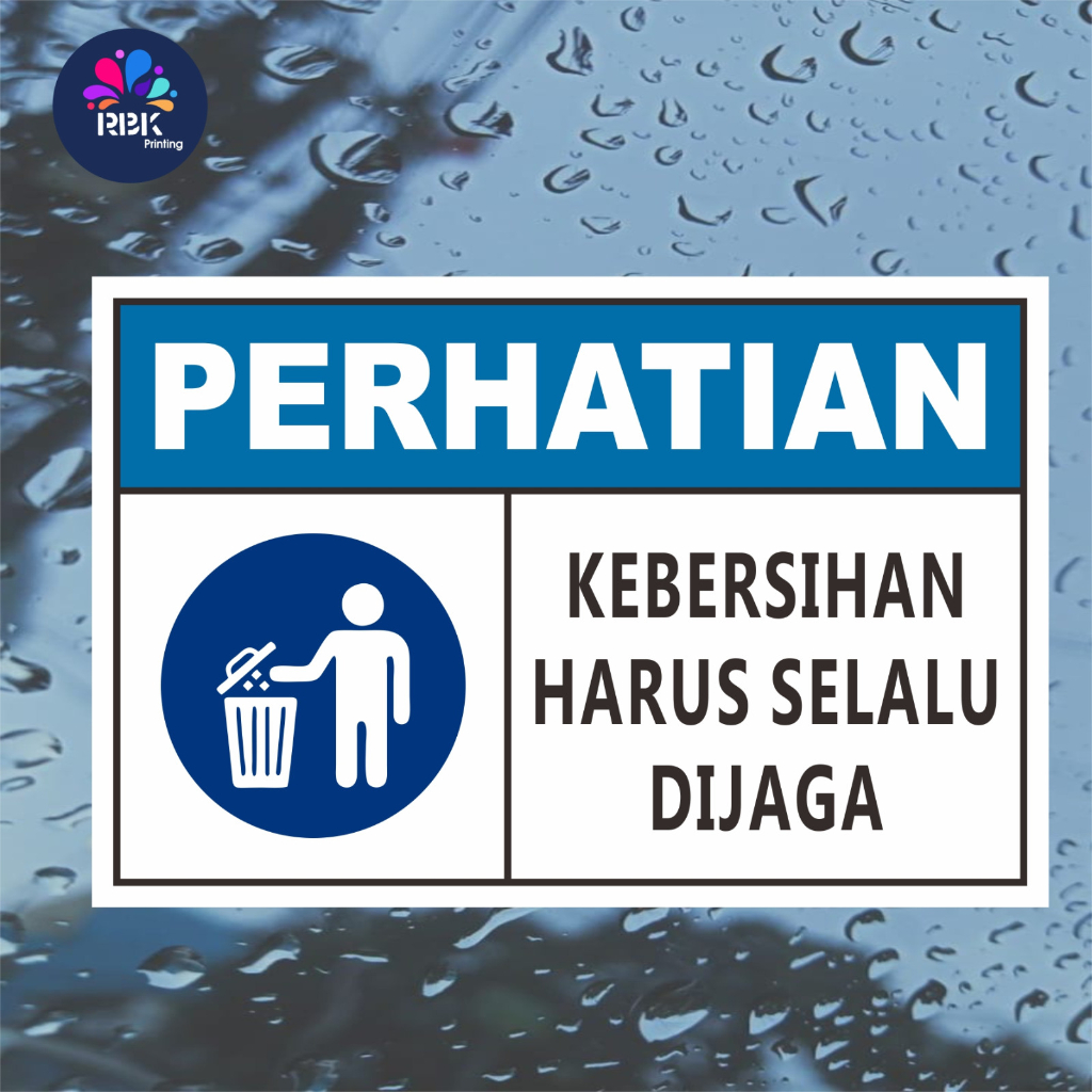 

Stiker Label Kebersihan