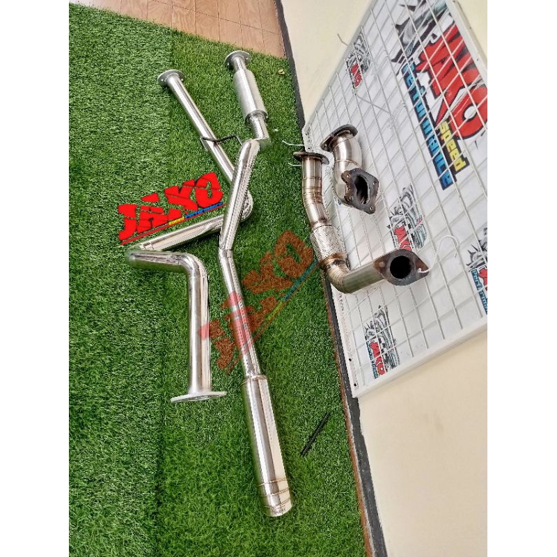 knalpot panther turbo 2.5  exhaust mobil isuzu fullset