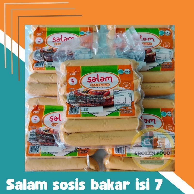 

salam sosis bakar jumbo isi 7