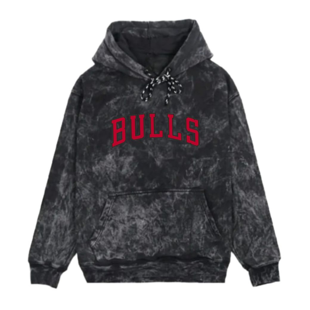 Bulls Washing Black Hoodie Pullover Original