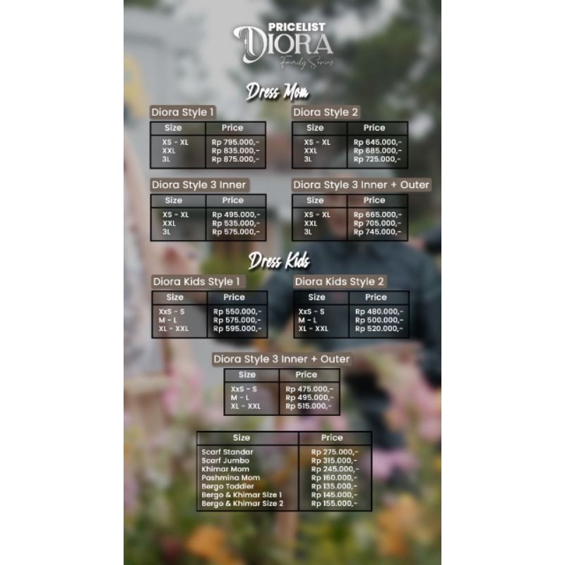 Diora Family Series By Aden Hijab