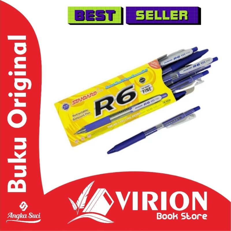 

BOLPOIN - PULPEN - BALLPOINT STANDARD - R6 - FINE