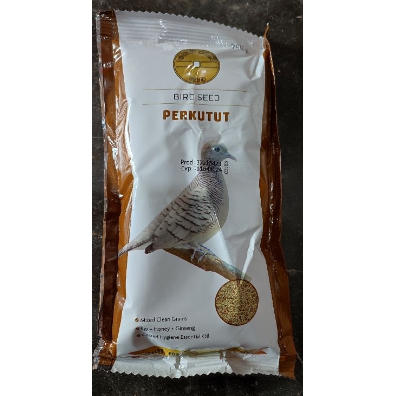 gold coin - pakan burung - kenari - jalak - murai batu - perkutut - kacer - jalak bali - anis merah 