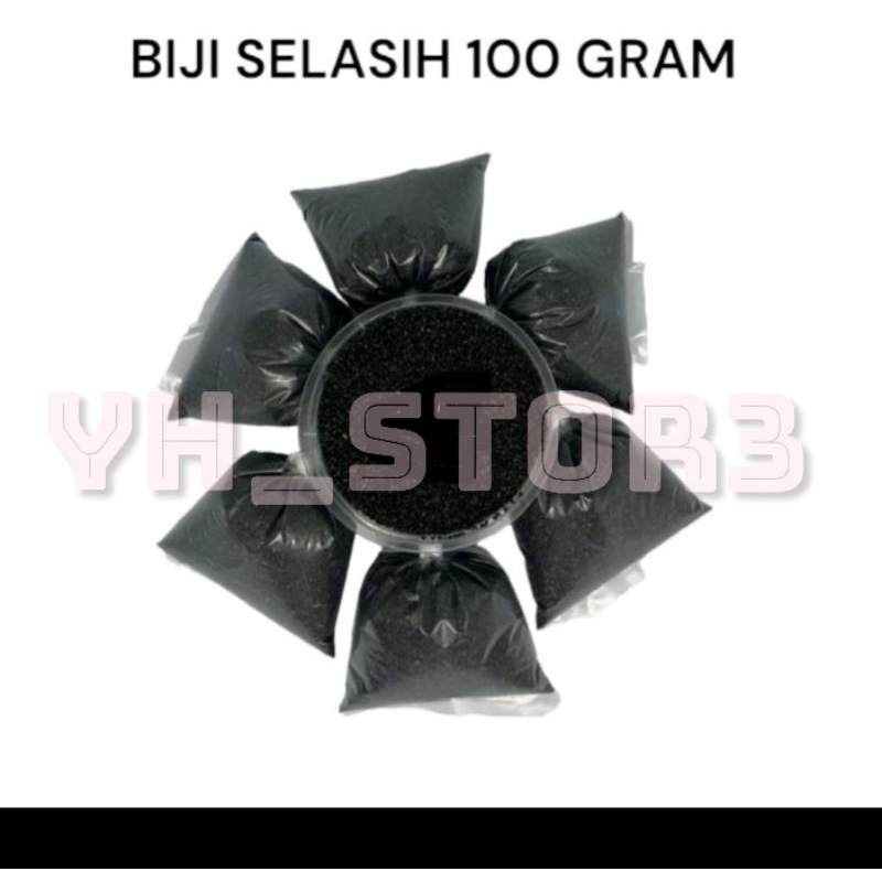 

Biji Selasih 100gram - basil seed 100gram - selasih super
