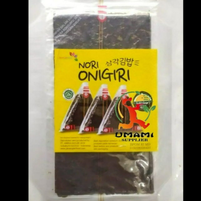 

Nori Onigiri Seaweed Nori Wrapper Nori Triangle Sushi 50 lembar