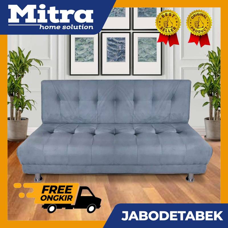 Sofabed terlaris/sofa bed warna abu/sofa bed santai/sofa bed reclening/sofa bed kain/sofa bed kain bludru