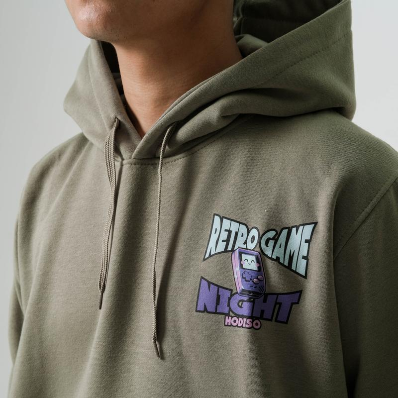GRAB HODISO - Retro Game Hoodie Jumper Pullover **