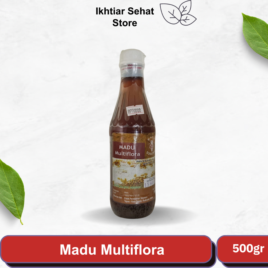 

Madu Multfiflora Sukatani 500gr
