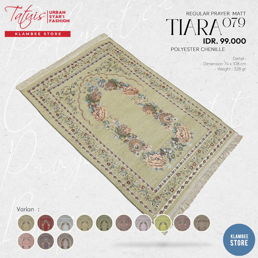 Tatuis Sajadah Travel Tiara 079 Polyester Chenille