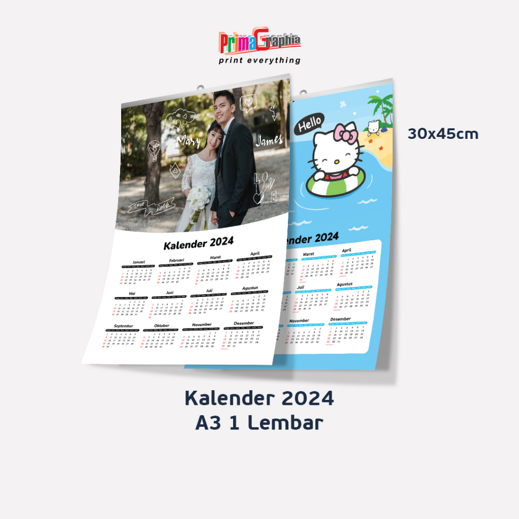 

Kalender Dinding A3 isi 1lbr